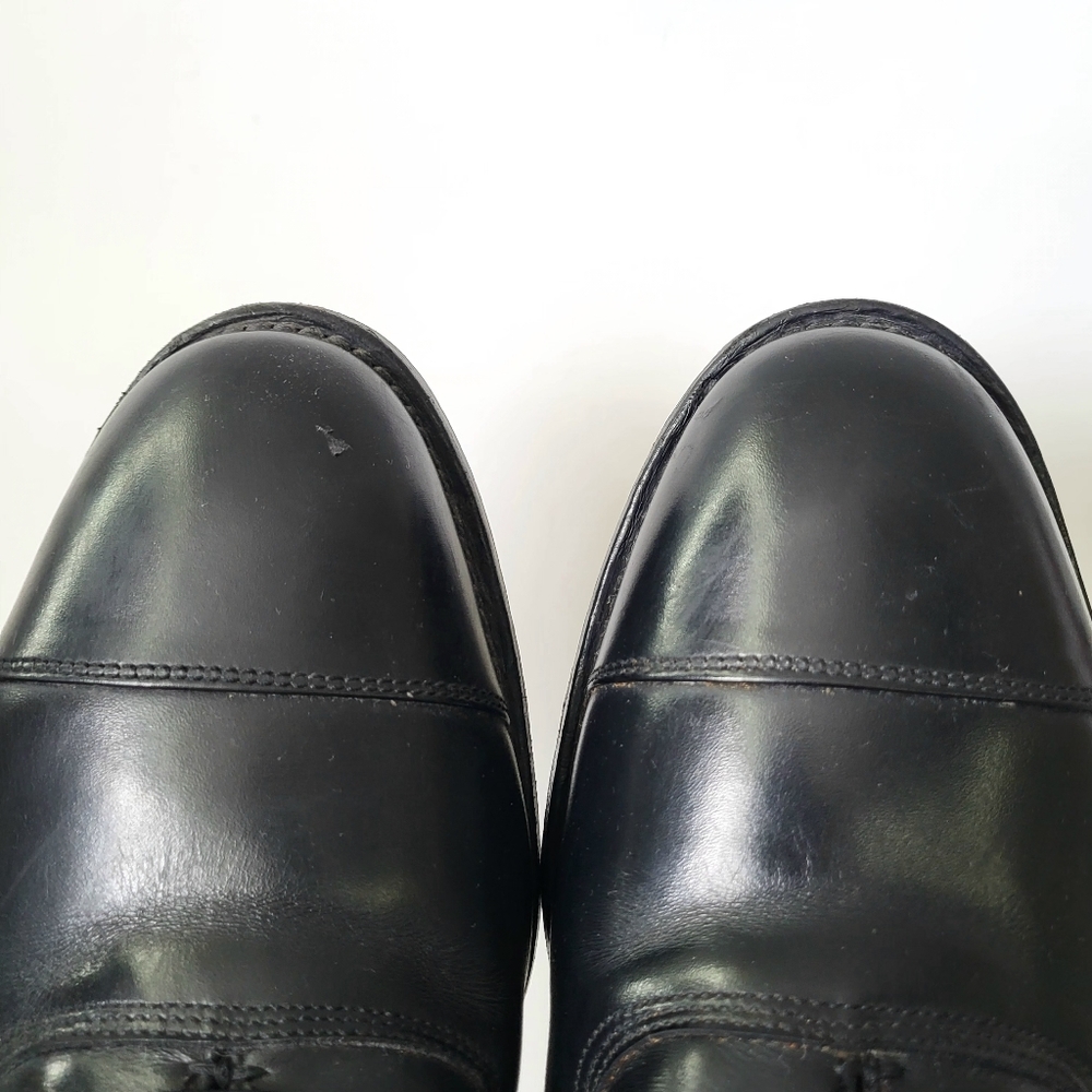 Allen Edmonds Park Avenue Cap-Toe Oxfords Black Leather 12 D - Picture 9 of 13